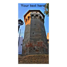 Medieval tower, Sibiu Custom Photo Card
