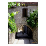 Medieval Town and Entrance Door , France Card
