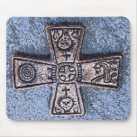 Medieval Viking Style Cross Mousepad