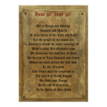 Medieval Pheasant Parchment Wedding Invitation | Zazzle