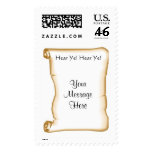 Medieval Wedding Invitation Scroll Stamp