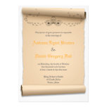 Medieval Wedding Invitations Pumpkin Carriage