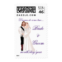 Medieval Wedding Theme postage