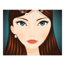 Medieval Woman Invitation