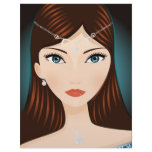 Medieval Woman Letterhead Template