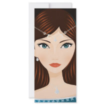 Medieval Woman rack cards