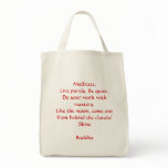Meditate.Live purely. Be quiet.Do your work wit... Canvas Bags