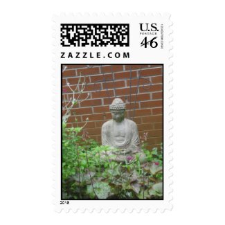 Meditating Buddha Postage stamp