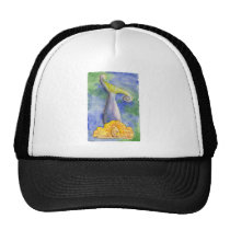 Meditating Mellow Mermaid Trucker Hat