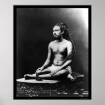 Meditating Priest in India 1898 Posters