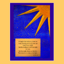Meditation Card on Hope postcards