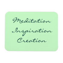 Meditation Inspiration Creation Flexible Magnet magnets