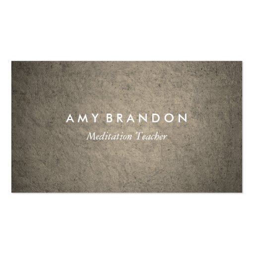 Meditation Instructor Business Card Business Card Template
