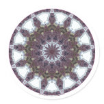 Meditation Mandala Label Sticker