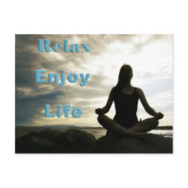 Meditation Postcard