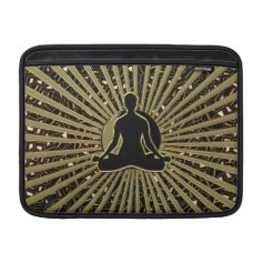 Meditation Rays of Enlightenment MacBook Sleeve