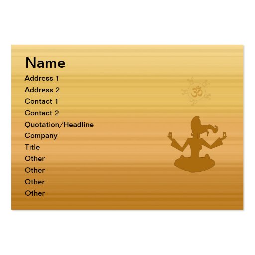 meditation sanctuary business card (back side)