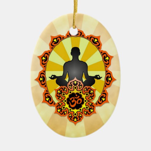 Yoga Christmas Ornaments & Yoga Ornament Designs Zazzle