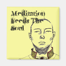 Meditaton Munk Magnets