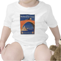 Mediterranean Cruises t-shirts by vintage_poster Mediterranean Cruises t-shirts