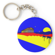 Mediterranean Seashore Key Chains
