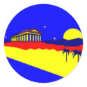 Mediterranean Seashore stickers by lonvig Mediterranean Seashore stickers