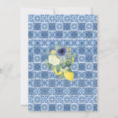 Mediterranean Tile And Lemon Bridal Shower Invitation Zazzle