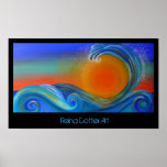 Mediterranean Wave Poster posters