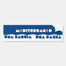 MEDITERRANEO BUMPER STICKERS