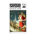MEDIUM-Antique Christmas Santa Postage Stamp by lkranieri MEDIUM-Antique Christmas Santa Postage Stamp