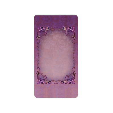 Medium Autumn Brocade Apothecary Label
