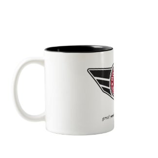 Medium ceramic mug with red MCR logo mug