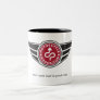Medium ceramic mug with red MCR logo