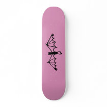 Medium Pink Funny Little Bat skateboards