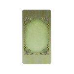 Medium Spring Brocade Apothecary Label