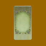 Medium Spring Brocade Apothecary Label labels