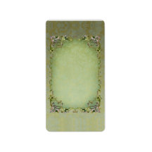 Medium Spring Brocade Apothecary Label