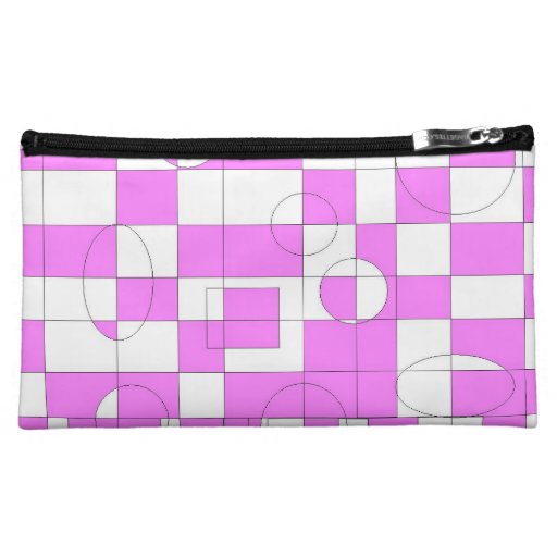 Medium Tickled Pink Cosmetics Bag Cosmetic Bag