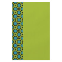 medium turquoise green circles flyers