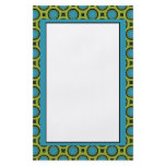 medium turquoise green circles flyers