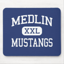 Medlin Mustangs Middle Trophy Club Texas mousepads
