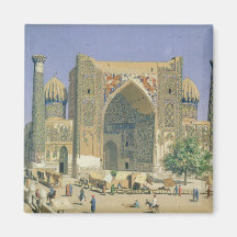 Medrasah Shir-Dhor at Registan place Magnet