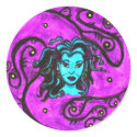 Medusa Blu Logo stickers