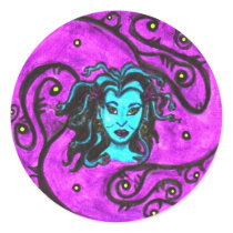 Medusa Blu Logo stickers