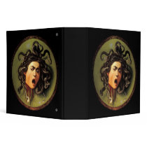 Medusa, Caravaggio 3 Ring Binders