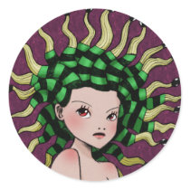 Medusa (coloured) stickers