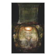 Medusa Column Basilica Cistern Istanbul Custom Stationery