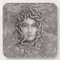 Medusa cork coasters