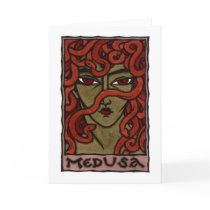 Medusa Greeting Card