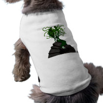 Medusa On The Rocks Pet Tee Shirt